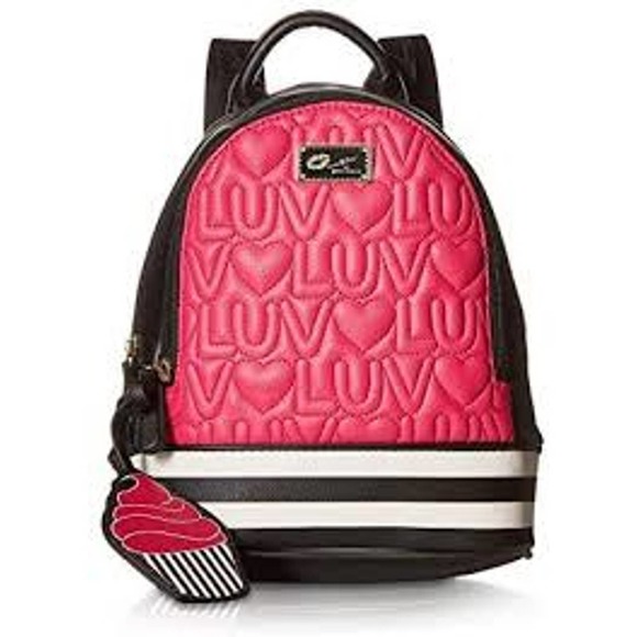 Betsey Johnson Handbags - Luv Betsey by Betsey Johnson Jazz Heart Backpack
